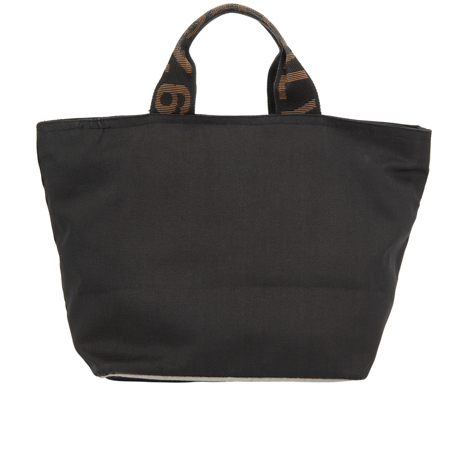 Small Shopping Bag, &pound;295, Handbags, Black, Canvas, Back view